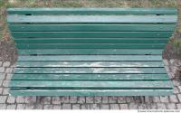 bench wooden green 0004